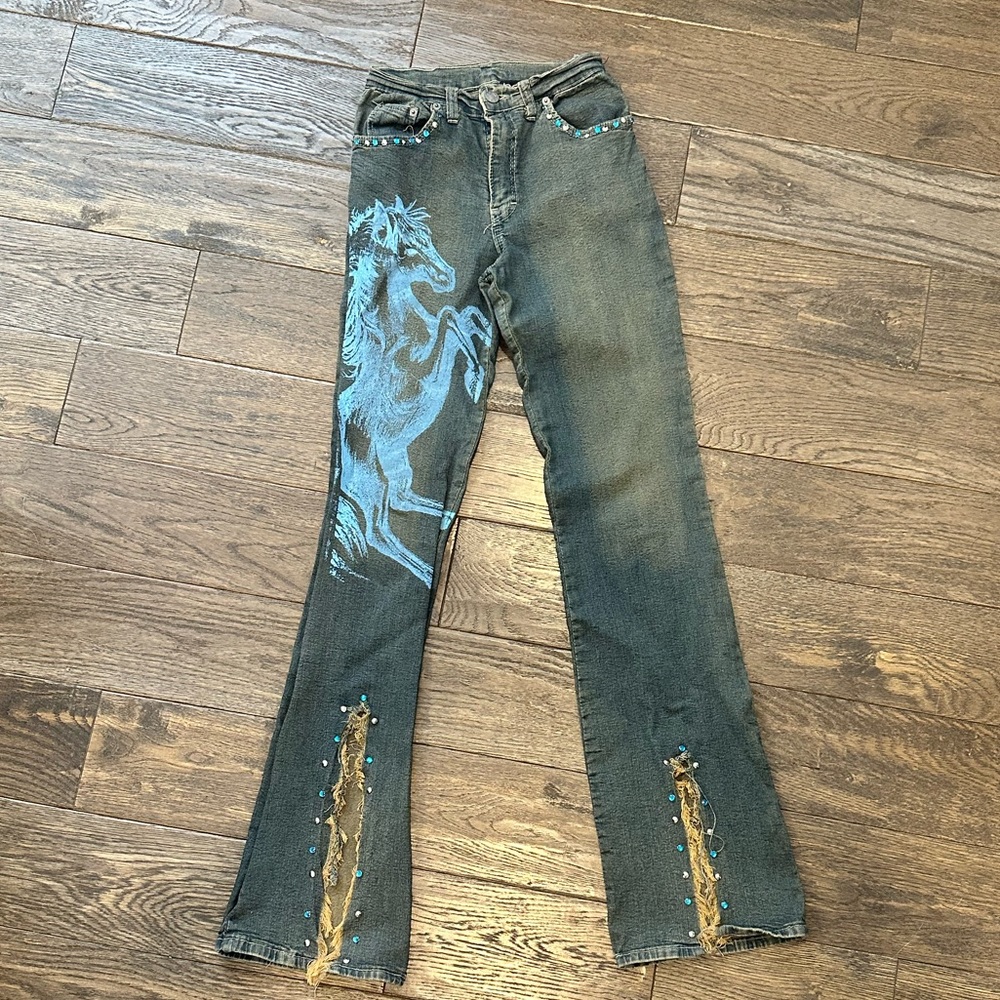 COPY - Vintage Y2K Bebe cowgirl jeggings size small